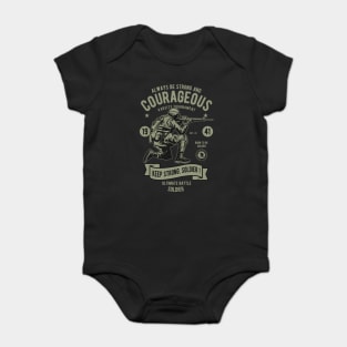 courageous soldier Baby Bodysuit